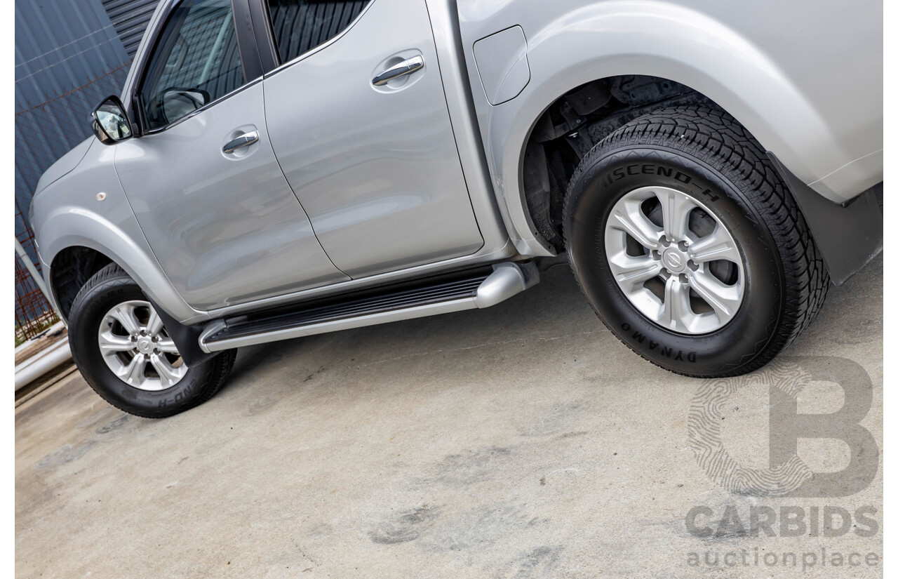 8/2016 Nissan Navara ST (4x4) NP300 D23 Dual Cab Utility Brilliant Silver Metallic Twin Turbo Diesel 2.3L
