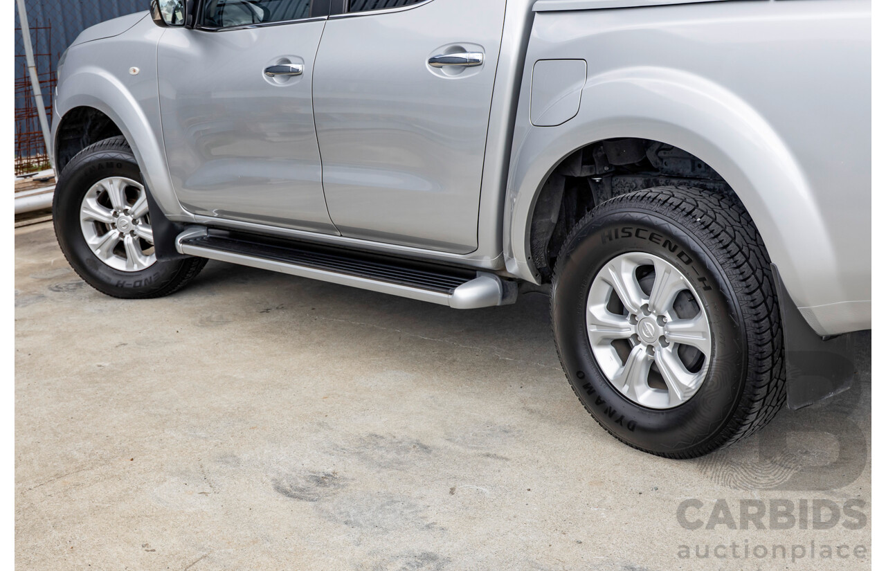 8/2016 Nissan Navara ST (4x4) NP300 D23 Dual Cab Utility Brilliant Silver Metallic Twin Turbo Diesel 2.3L