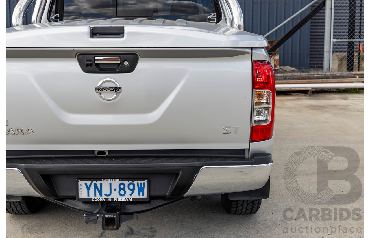 8/2016 Nissan Navara ST (4x4) NP300 D23 Dual Cab Utility Brilliant Silver Metallic Twin Turbo Diesel 2.3L
