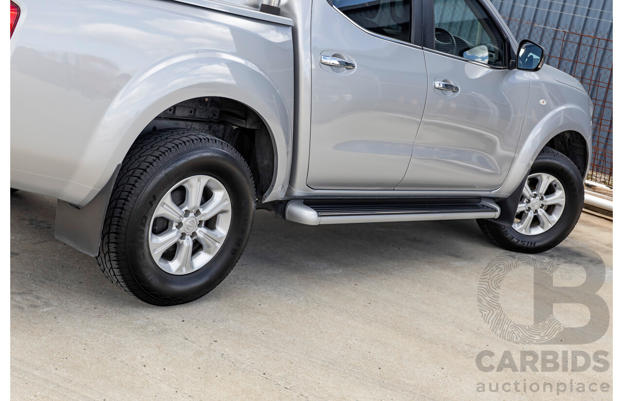 8/2016 Nissan Navara ST (4x4) NP300 D23 Dual Cab Utility Brilliant Silver Metallic Twin Turbo Diesel 2.3L