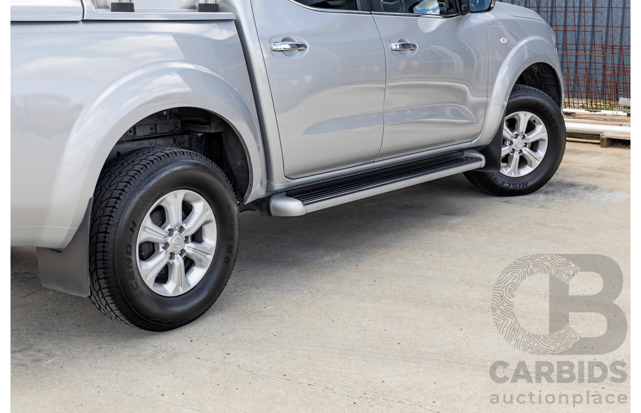 8/2016 Nissan Navara ST (4x4) NP300 D23 Dual Cab Utility Brilliant Silver Metallic Twin Turbo Diesel 2.3L