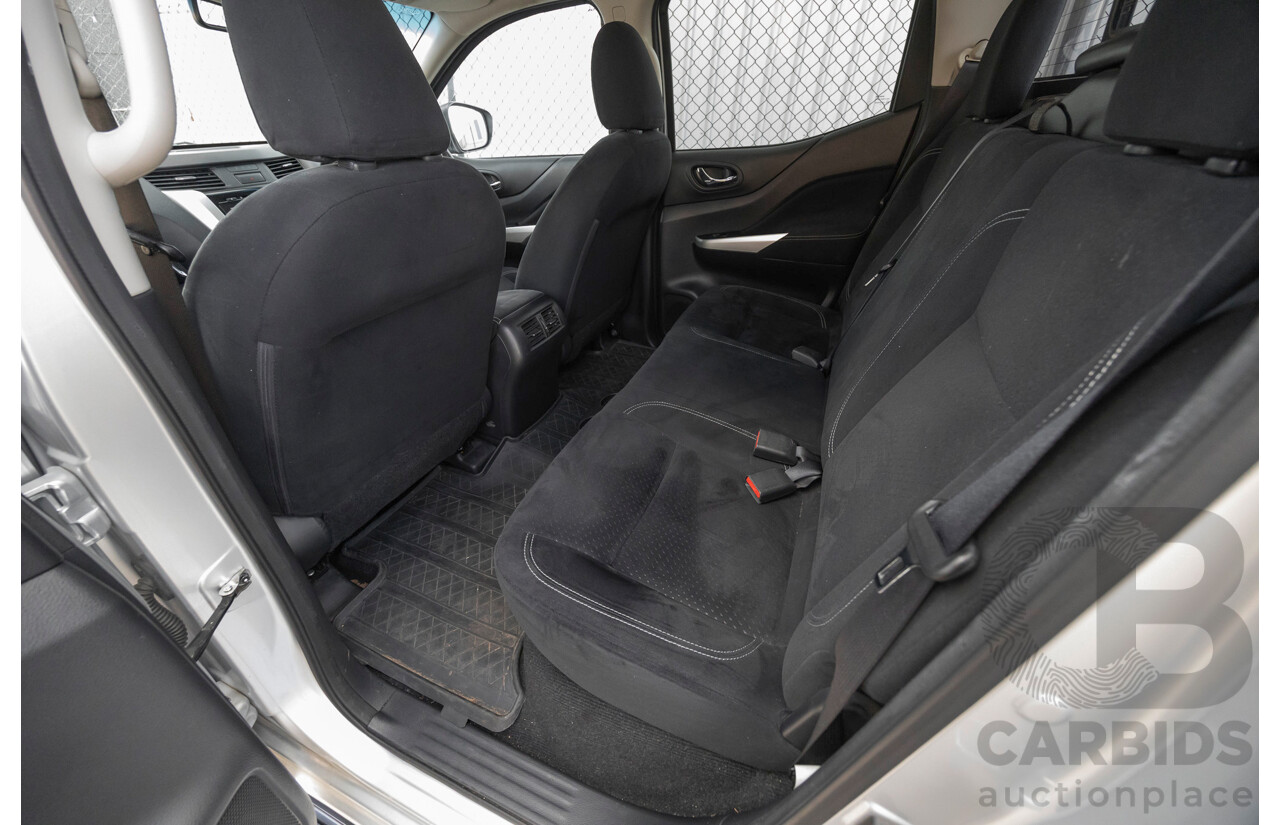 8/2016 Nissan Navara ST (4x4) NP300 D23 Dual Cab Utility Brilliant Silver Metallic Twin Turbo Diesel 2.3L