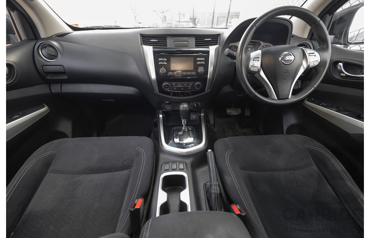 8/2016 Nissan Navara ST (4x4) NP300 D23 Dual Cab Utility Brilliant Silver Metallic Twin Turbo Diesel 2.3L