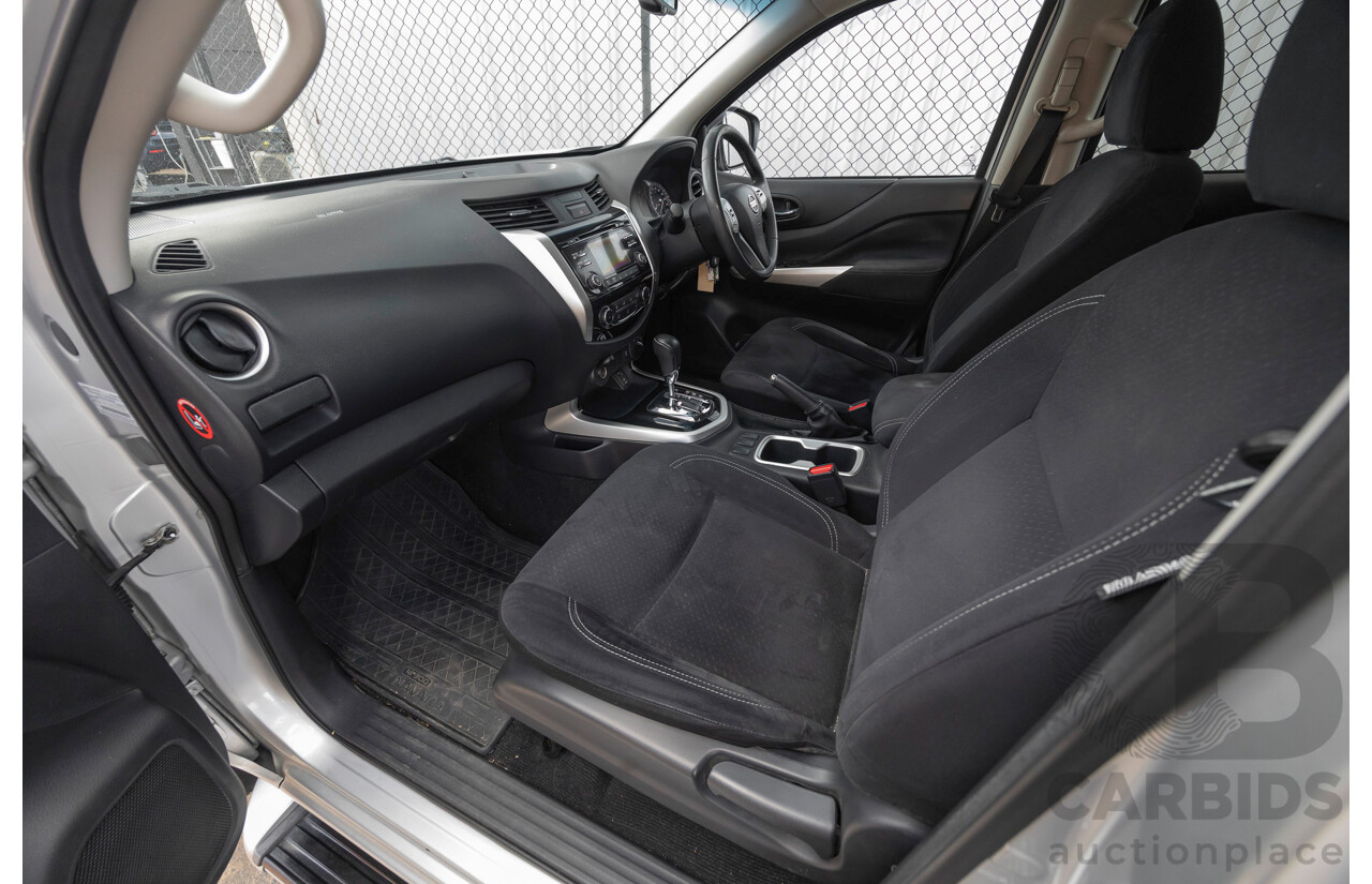8/2016 Nissan Navara ST (4x4) NP300 D23 Dual Cab Utility Brilliant Silver Metallic Twin Turbo Diesel 2.3L