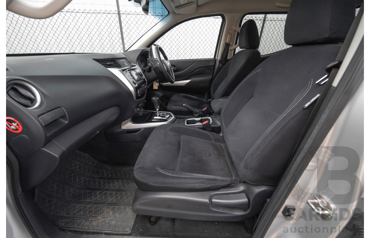 8/2016 Nissan Navara ST (4x4) NP300 D23 Dual Cab Utility Brilliant Silver Metallic Twin Turbo Diesel 2.3L