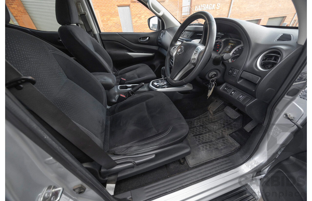 8/2016 Nissan Navara ST (4x4) NP300 D23 Dual Cab Utility Brilliant Silver Metallic Twin Turbo Diesel 2.3L