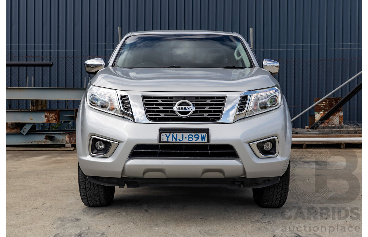 8/2016 Nissan Navara ST (4x4) NP300 D23 Dual Cab Utility Brilliant Silver Metallic Twin Turbo Diesel 2.3L