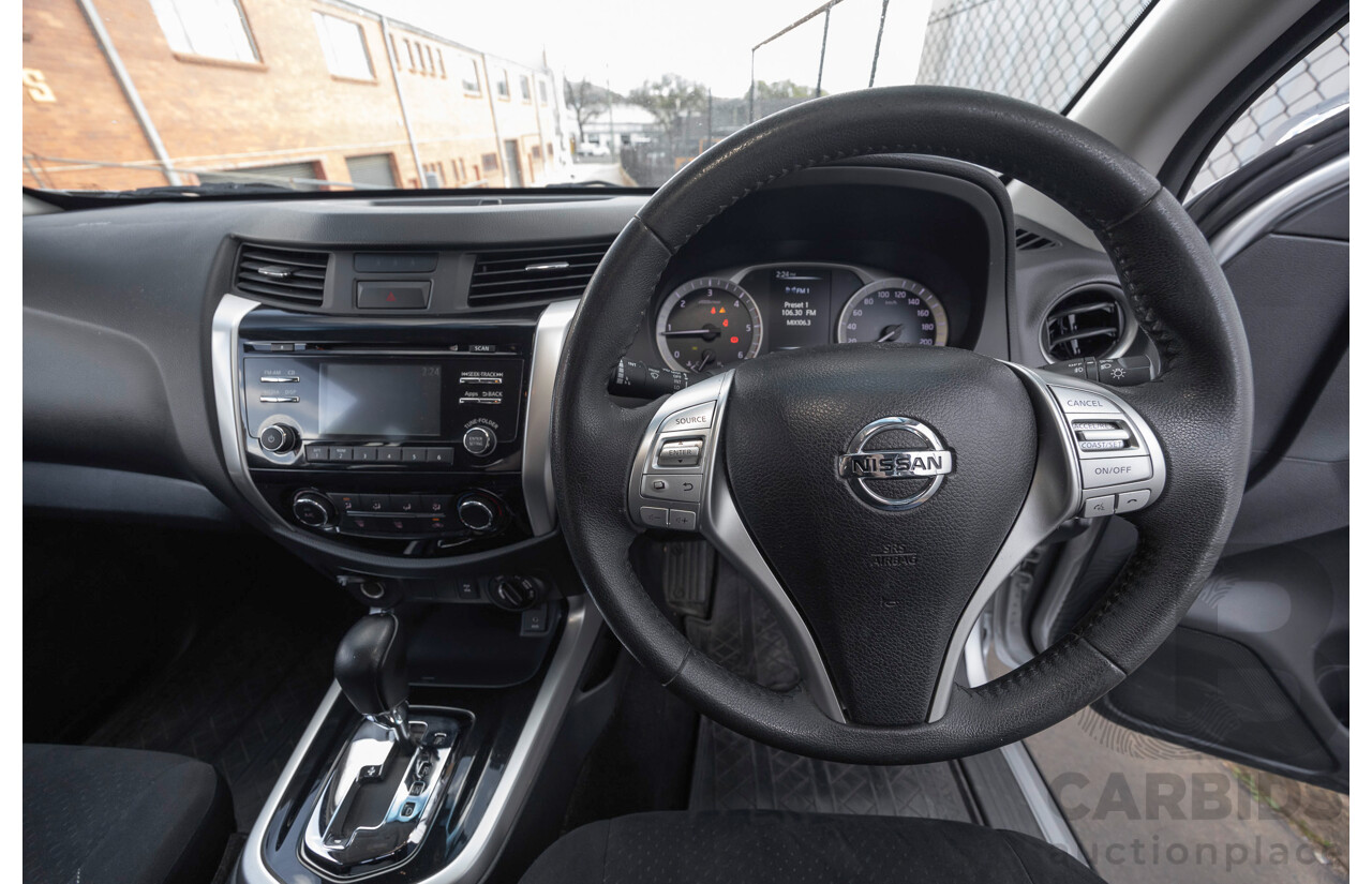 8/2016 Nissan Navara ST (4x4) NP300 D23 Dual Cab Utility Brilliant Silver Metallic Twin Turbo Diesel 2.3L