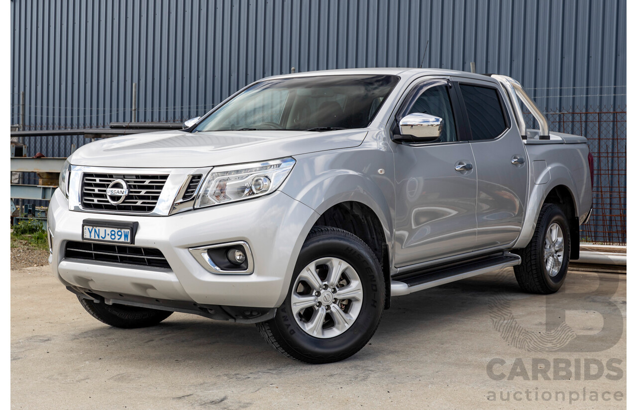 8/2016 Nissan Navara ST (4x4) NP300 D23 Dual Cab Utility Brilliant Silver Metallic Twin Turbo Diesel 2.3L