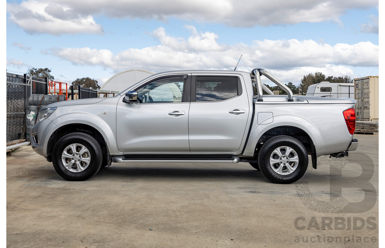 8/2016 Nissan Navara ST (4x4) NP300 D23 Dual Cab Utility Brilliant Silver Metallic Twin Turbo Diesel 2.3L