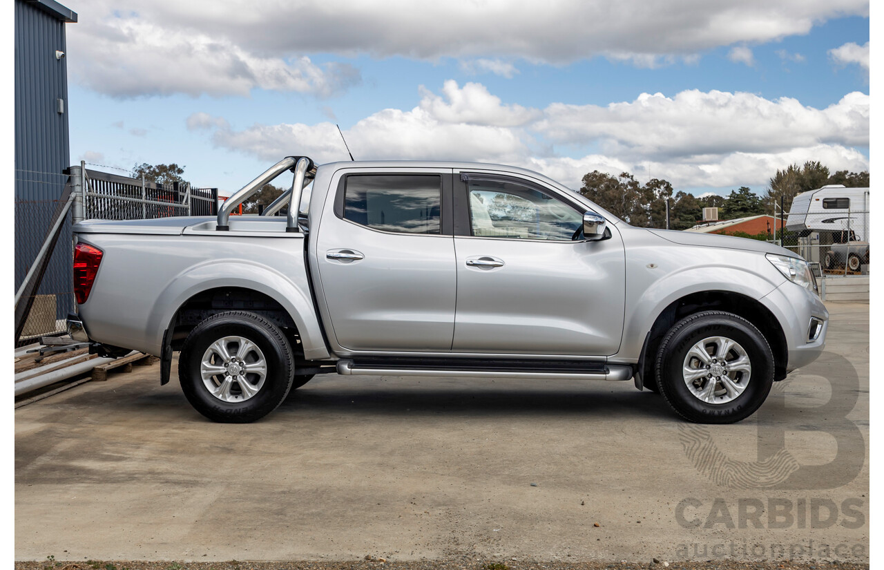 8/2016 Nissan Navara ST (4x4) NP300 D23 Dual Cab Utility Brilliant Silver Metallic Twin Turbo Diesel 2.3L