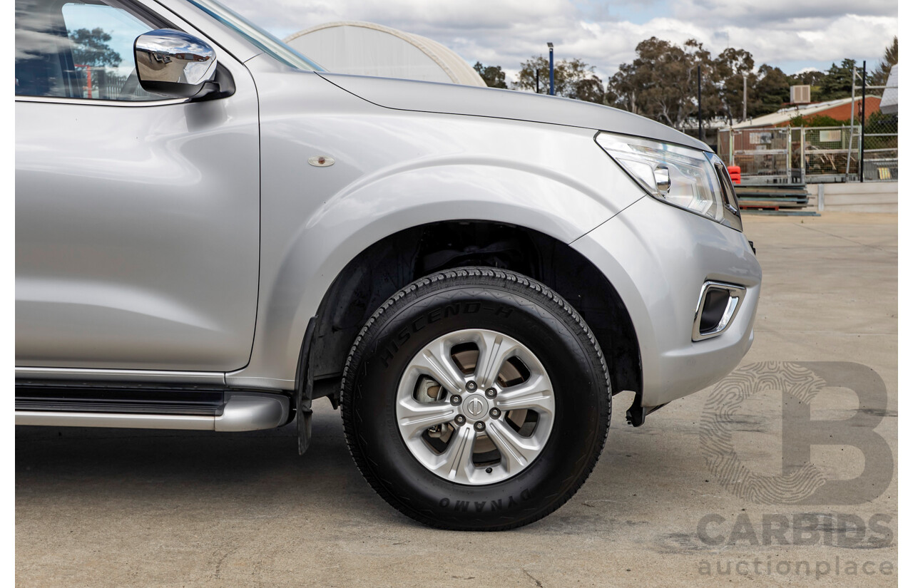 8/2016 Nissan Navara ST (4x4) NP300 D23 Dual Cab Utility Brilliant Silver Metallic Twin Turbo Diesel 2.3L