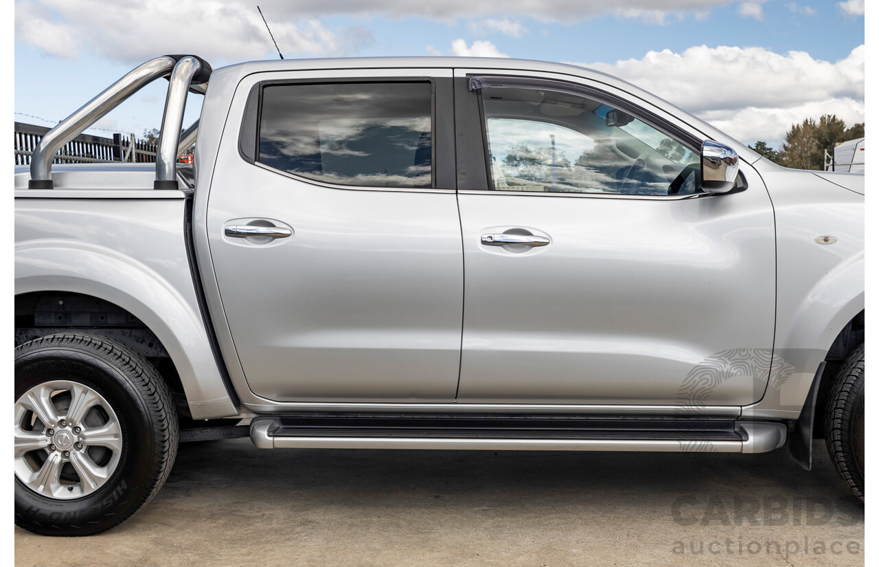 8/2016 Nissan Navara ST (4x4) NP300 D23 Dual Cab Utility Brilliant Silver Metallic Twin Turbo Diesel 2.3L