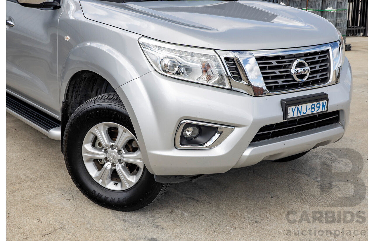 8/2016 Nissan Navara ST (4x4) NP300 D23 Dual Cab Utility Brilliant Silver Metallic Twin Turbo Diesel 2.3L