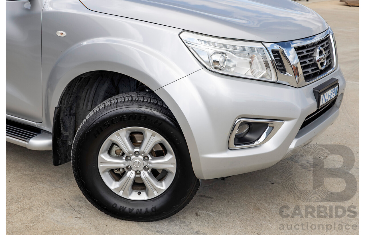 8/2016 Nissan Navara ST (4x4) NP300 D23 Dual Cab Utility Brilliant Silver Metallic Twin Turbo Diesel 2.3L