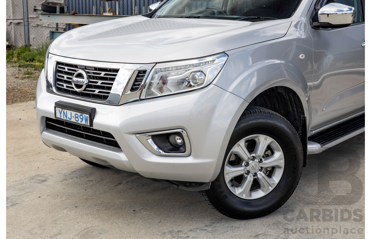 8/2016 Nissan Navara ST (4x4) NP300 D23 Dual Cab Utility Brilliant Silver Metallic Twin Turbo Diesel 2.3L