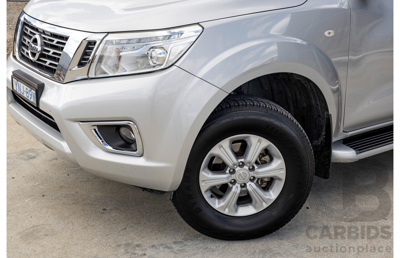 8/2016 Nissan Navara ST (4x4) NP300 D23 Dual Cab Utility Brilliant Silver Metallic Twin Turbo Diesel 2.3L