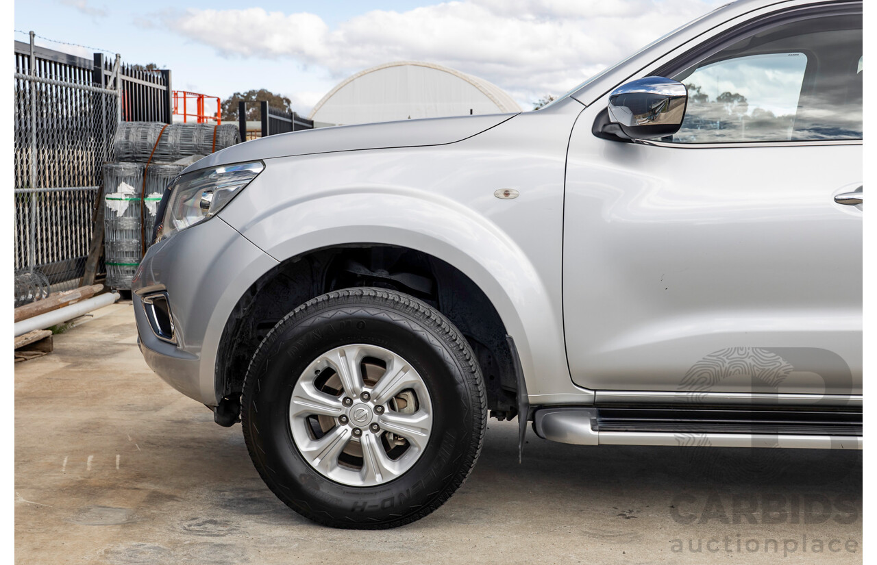8/2016 Nissan Navara ST (4x4) NP300 D23 Dual Cab Utility Brilliant Silver Metallic Twin Turbo Diesel 2.3L
