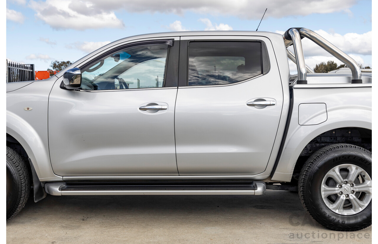 8/2016 Nissan Navara ST (4x4) NP300 D23 Dual Cab Utility Brilliant Silver Metallic Twin Turbo Diesel 2.3L