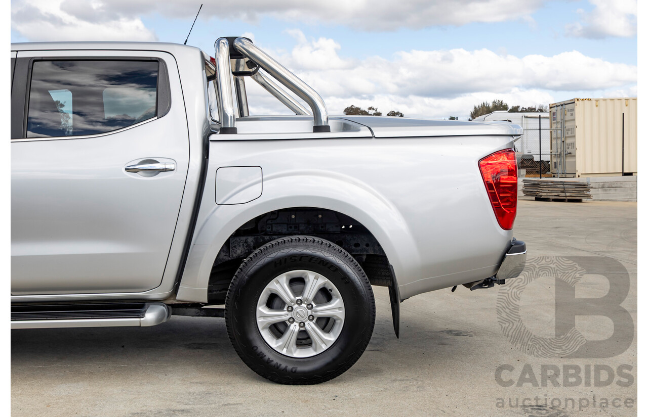 8/2016 Nissan Navara ST (4x4) NP300 D23 Dual Cab Utility Brilliant Silver Metallic Twin Turbo Diesel 2.3L