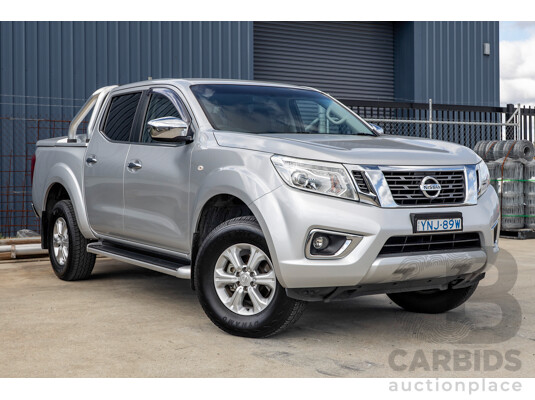8/2016 Nissan Navara ST (4x4) NP300 D23 Dual Cab Utility Brilliant Silver Metallic Twin Turbo Diesel 2.3L