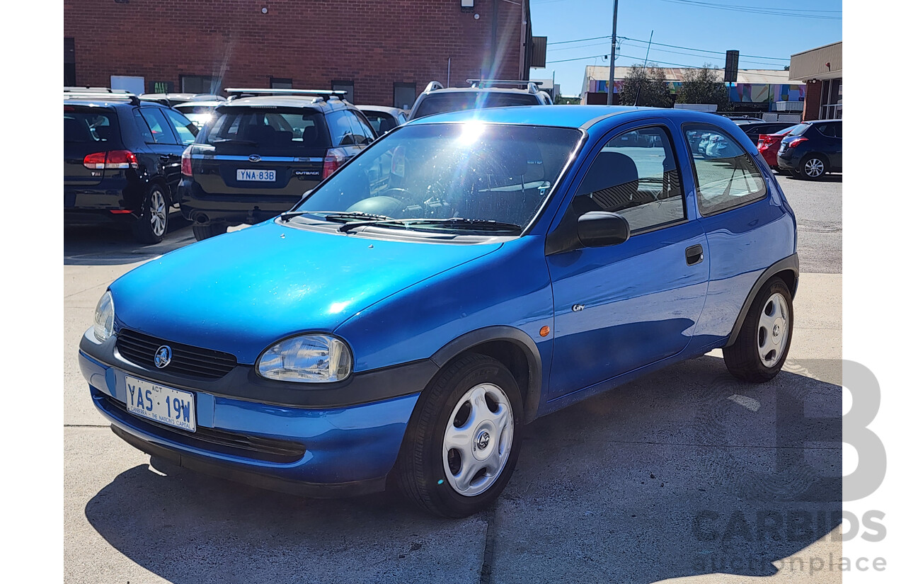 09/1999 Holden Barina Olympic Edition SB 5d Hatchback Blue 1.4L