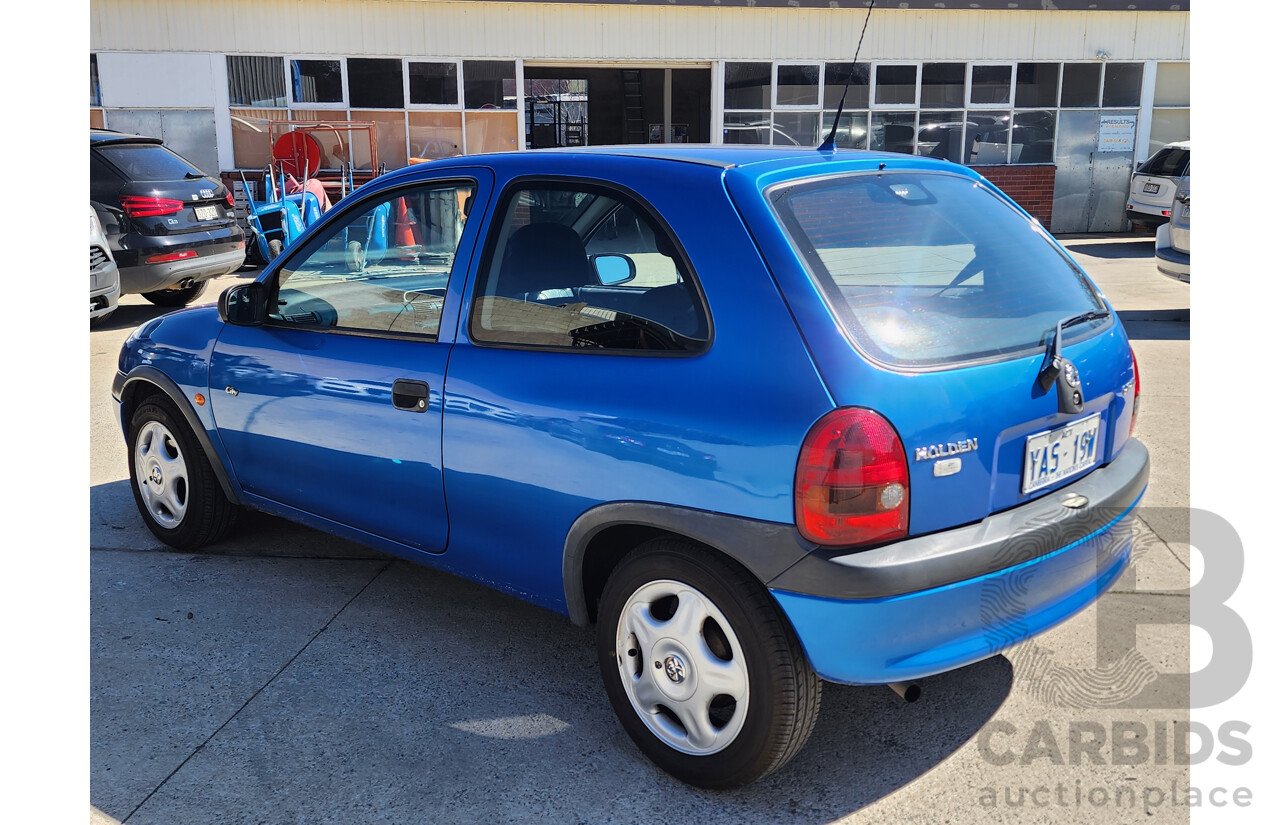 09/1999 Holden Barina Olympic Edition SB 5d Hatchback Blue 1.4L