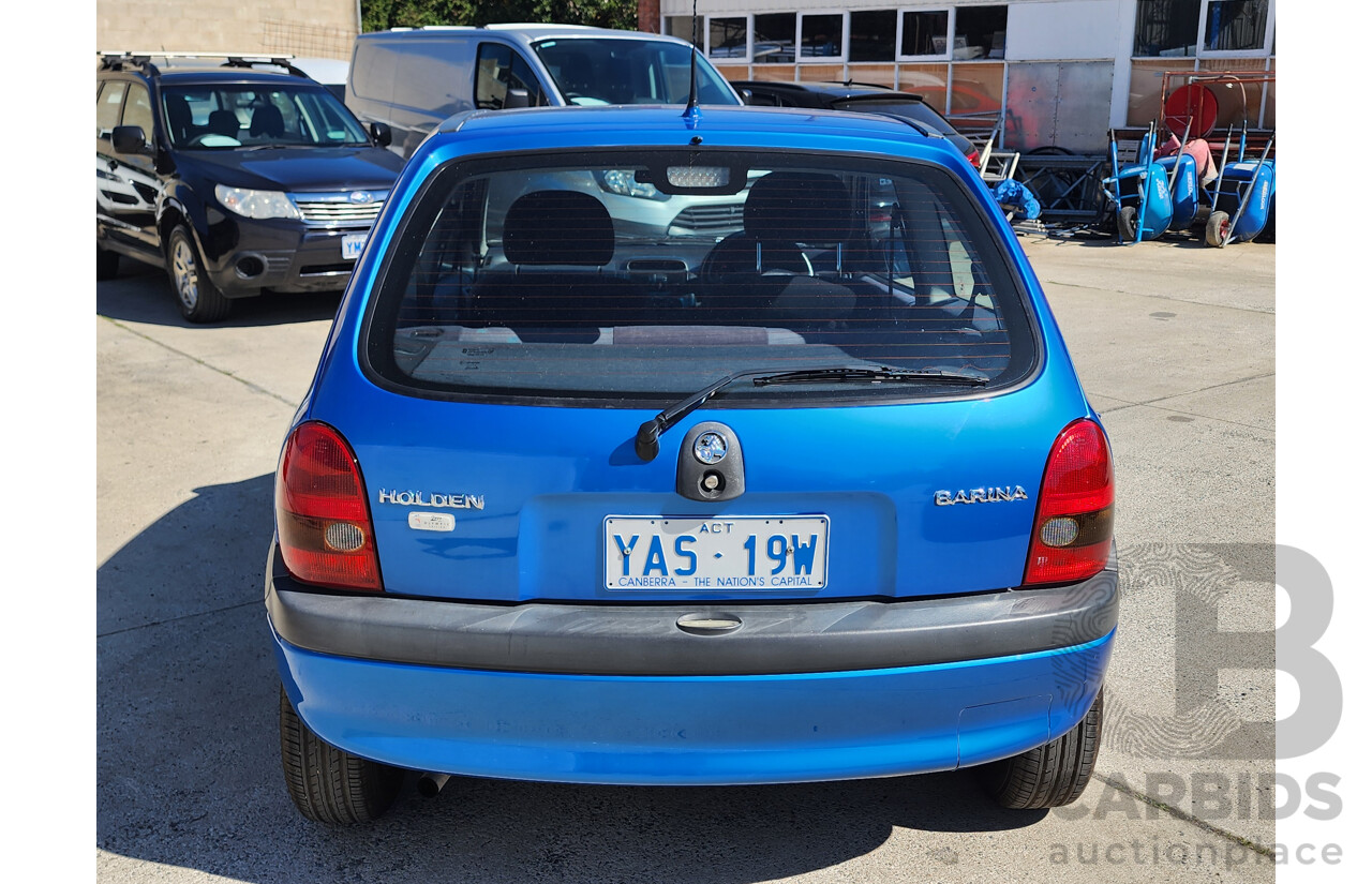 09/1999 Holden Barina Olympic Edition SB 5d Hatchback Blue 1.4L