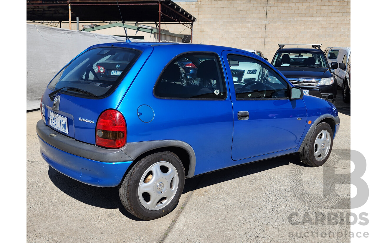 09/1999 Holden Barina Olympic Edition SB 5d Hatchback Blue 1.4L