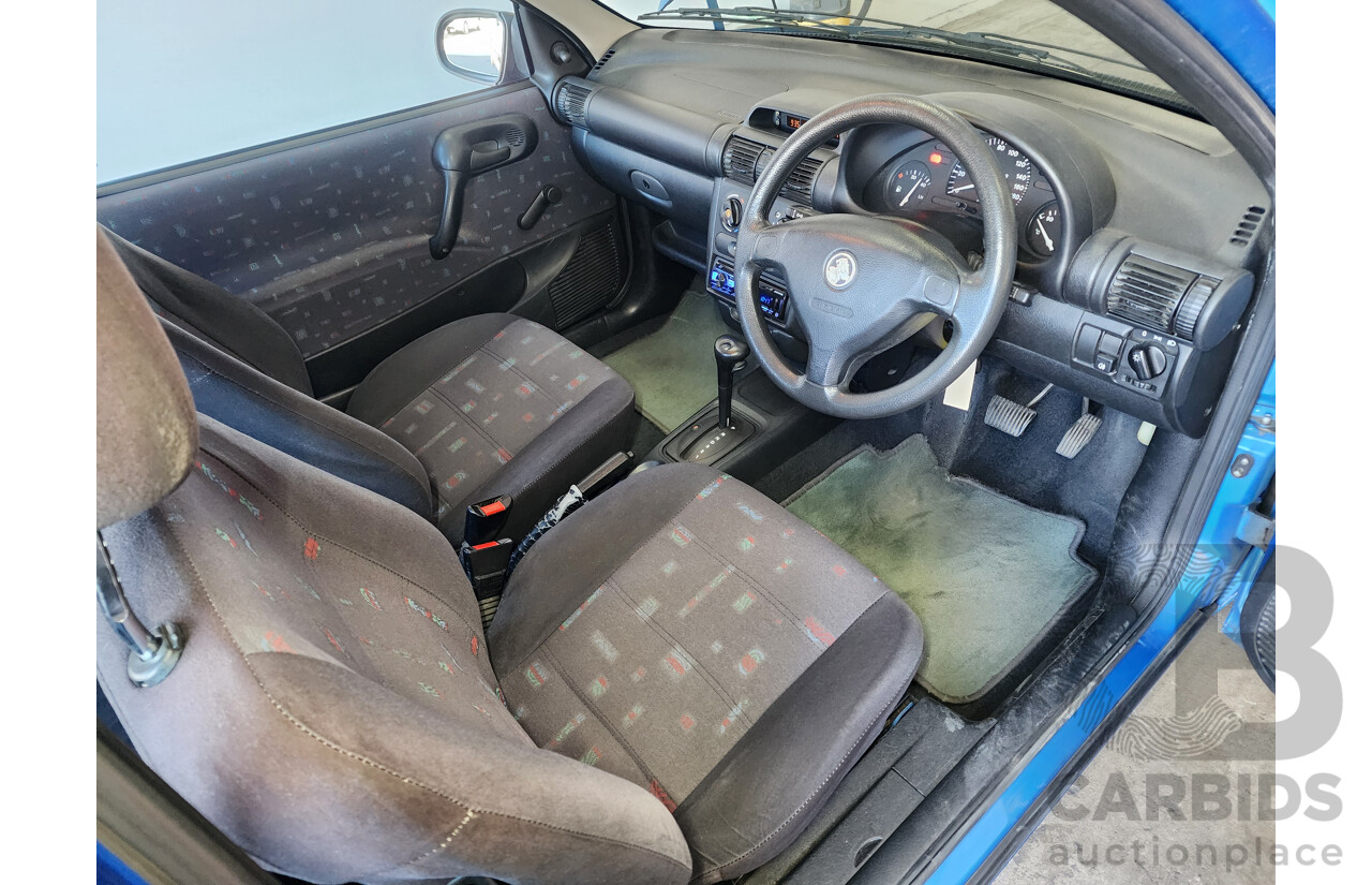 09/1999 Holden Barina Olympic Edition SB 5d Hatchback Blue 1.4L