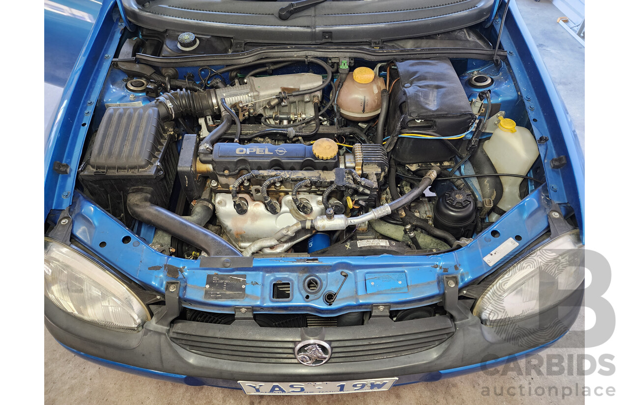 09/1999 Holden Barina Olympic Edition SB 5d Hatchback Blue 1.4L