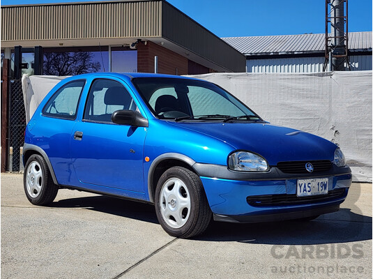 09/1999 Holden Barina Olympic Edition SB 5d Hatchback Blue 1.4L