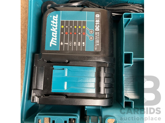 MAKITA 18V Brushless Hammer Driver Drill (DHP485) with Battery & Charger.
