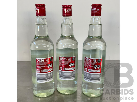 TAMOVA Vodka 700ML - LOT of 3