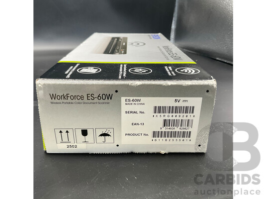EPSON WorkForce ES-60W Wireless Portable Color Document Scanner