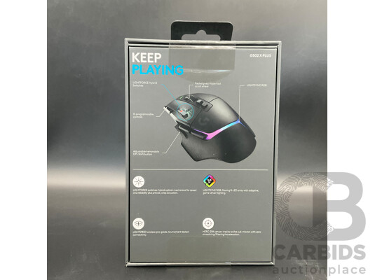 Logitech G502X Plus Lightspeed Wireless RGB Gaming Mouse - Brand New