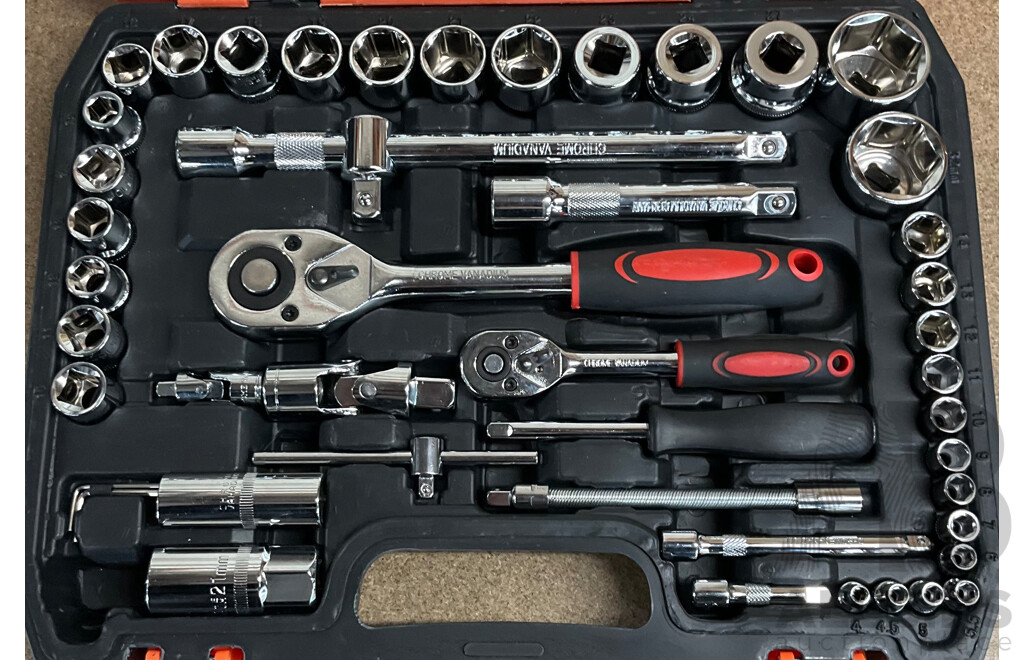 94-Piece Metric Socket & Ratchet Wrench Tool Kit