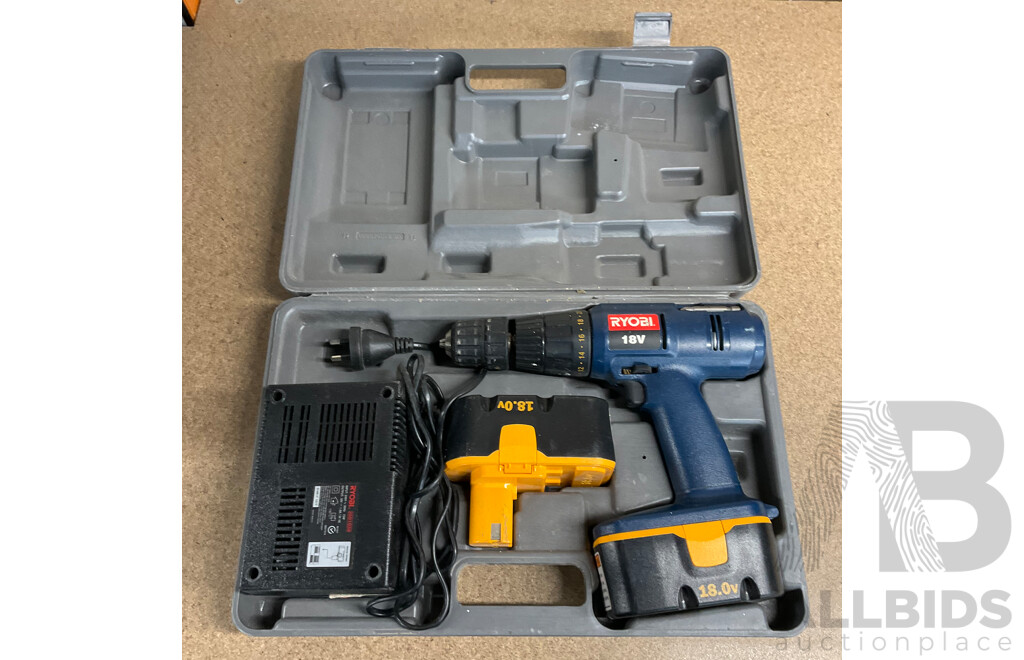 RYOBI 18V Cordless Drill