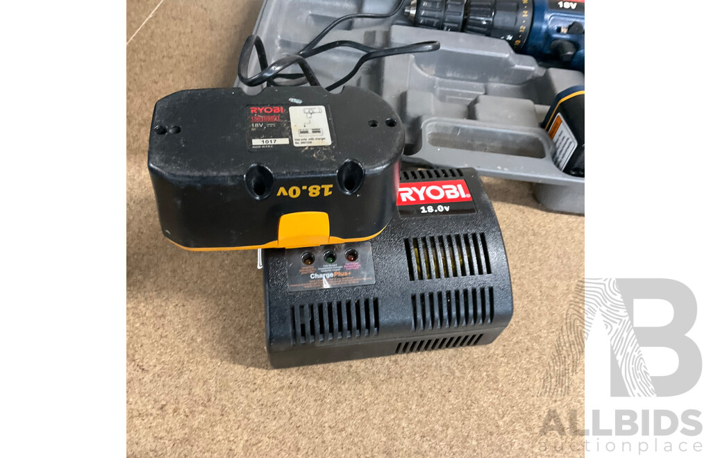 RYOBI 18V Cordless Drill