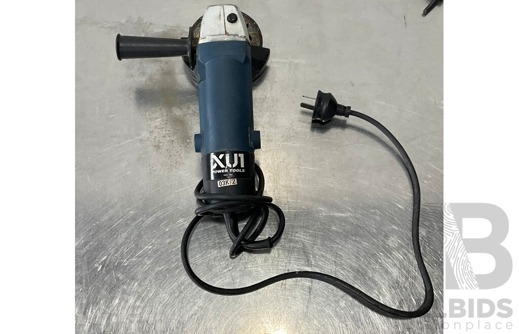 XU1 500W 100mm Angle Grinder with Assorted Hand Tools & Others