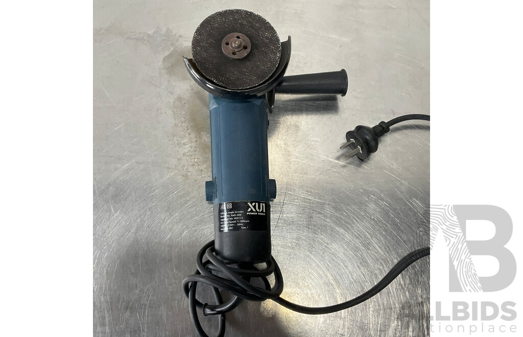 XU1 500W 100mm Angle Grinder with Assorted Hand Tools & Others