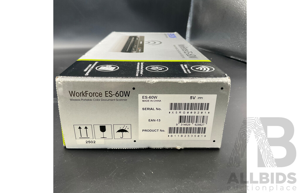 EPSON WorkForce ES-60W Wireless Portable Color Document Scanner