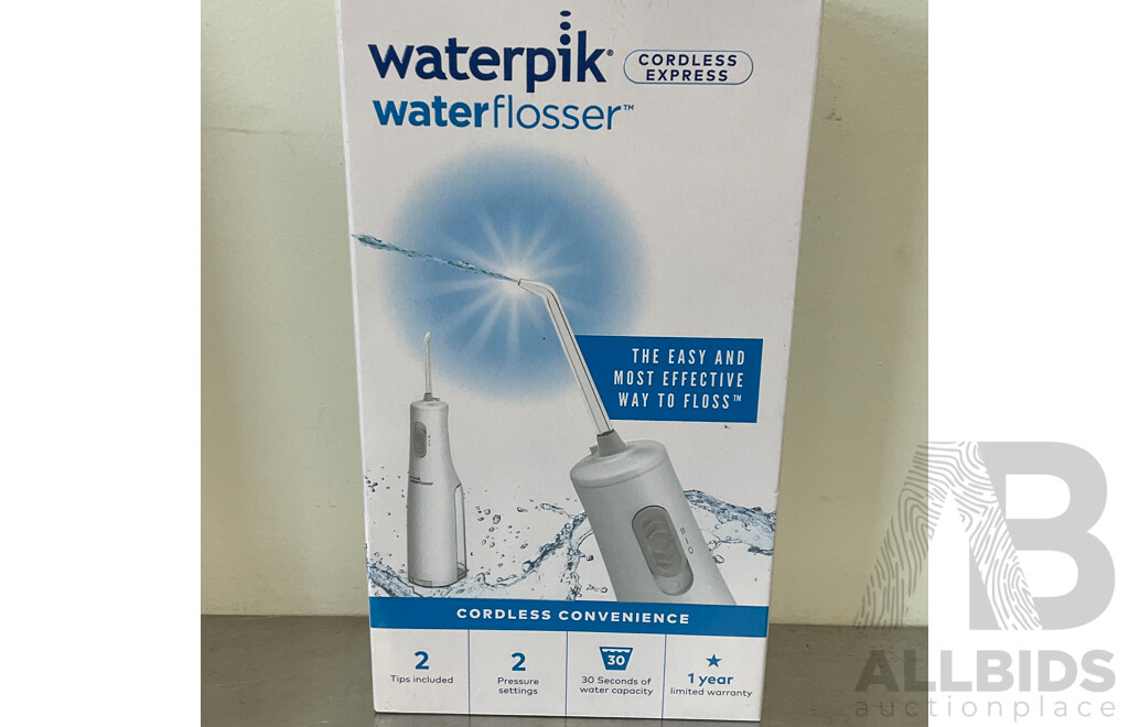 WARERPIK Cordless Express Water Flosser - LOT OF 2
