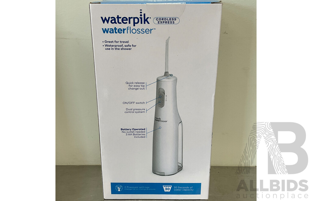 WARERPIK Cordless Express Water Flosser - LOT OF 2
