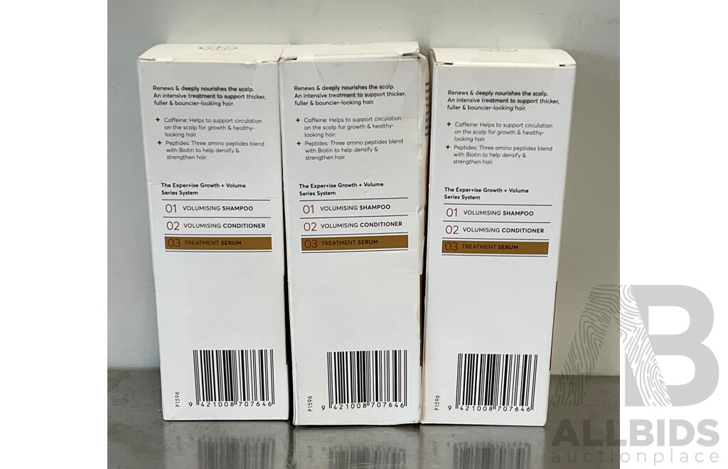 ESSANO EXPER+ISE Growth & Volume Hair and Scalp Treatment - LOT of 3