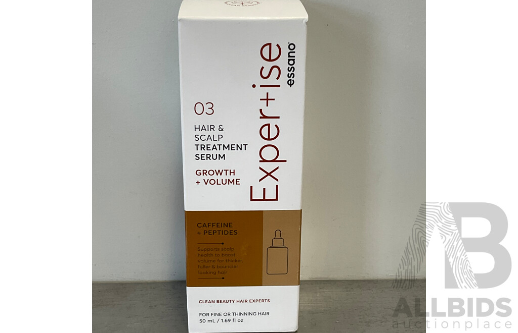 ESSANO EXPER+ISE Growth & Volume Hair and Scalp Treatment - LOT of 3