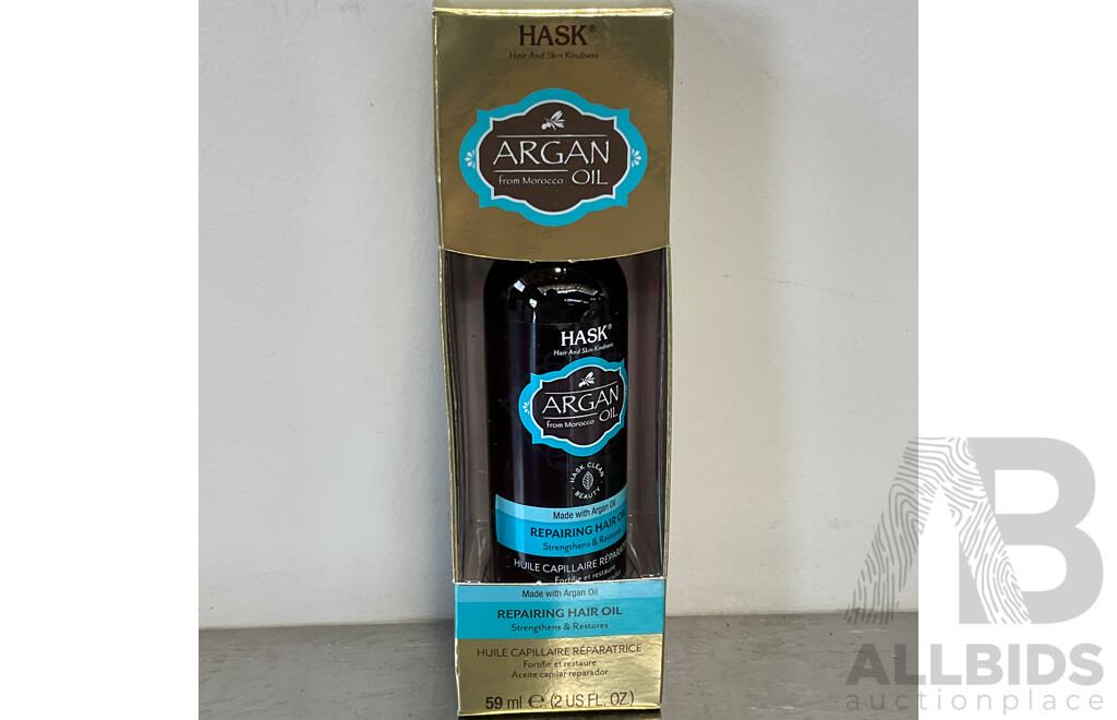 HASK Argan Oil From Morocco (Repairing Hair Oil) - LOT of 6