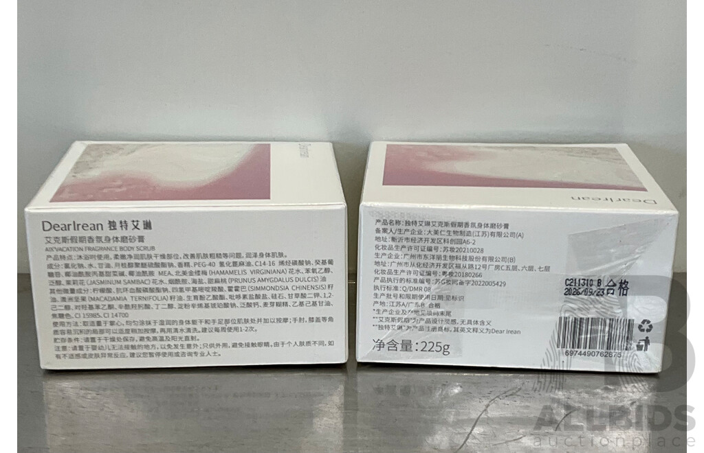 DEAR IREAN Fragrance Body Scrub - LOT of 2