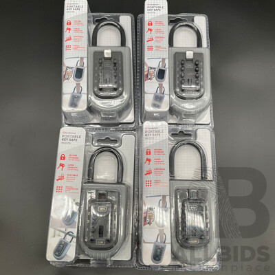 SANDLEFORD Key Storage Safe - Lot of 4