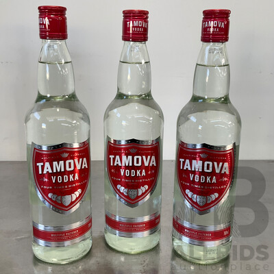 TAMOVA Vodka 700ML - LOT of 3